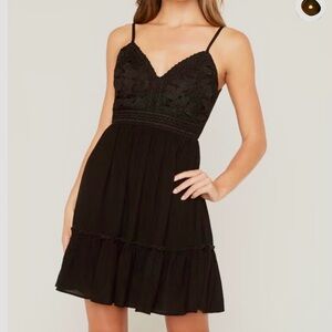 Shyanne Black Mini Dress Womens Size XL